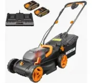 Worx 40В, 2х2.5 Ач, двойное ЗУ 2x2A WG779E