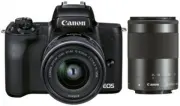 Canon EOS M50 Mark II 15-45mm + 55-200mm IS STM Black