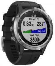 Garmin Fenix 5 Plus Glass Silver GPS