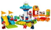 Lego Семейный парк аттракционов - DUPLO № 10841