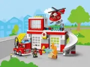 Lego 10970 Fire Station & Helicopter (Пожарная часть и вертолёт)
