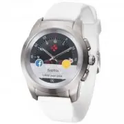 MYKRONOZ ZeTime Regular Original Brushed Silver White Silicon Flat
